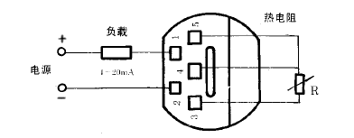 SBWZ-4460常規(guī)型熱電阻溫度變送器接線圖