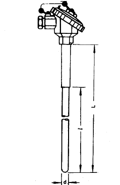 WRN-133無固定熱電偶安裝圖片