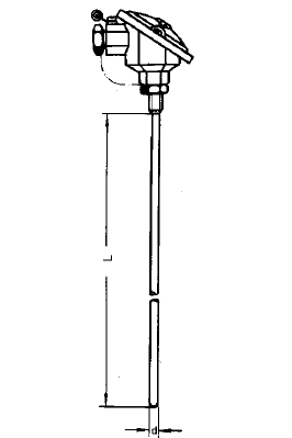 WRNK-121無固定鎧裝熱電偶安裝圖片