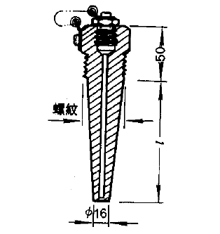 電站用15型或III,IV型螺紋式錐形套管